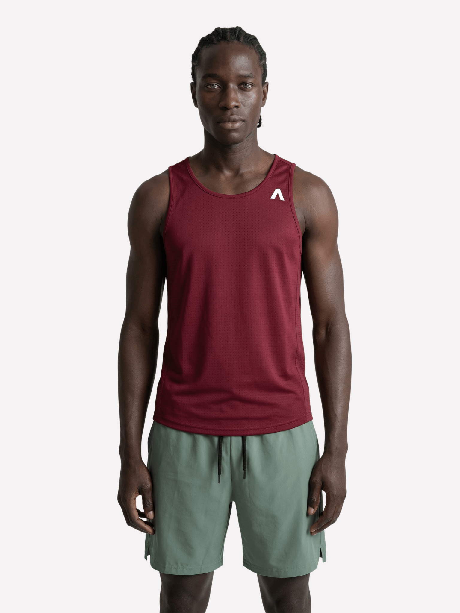 Mens Run Singlet - Mach Apparel