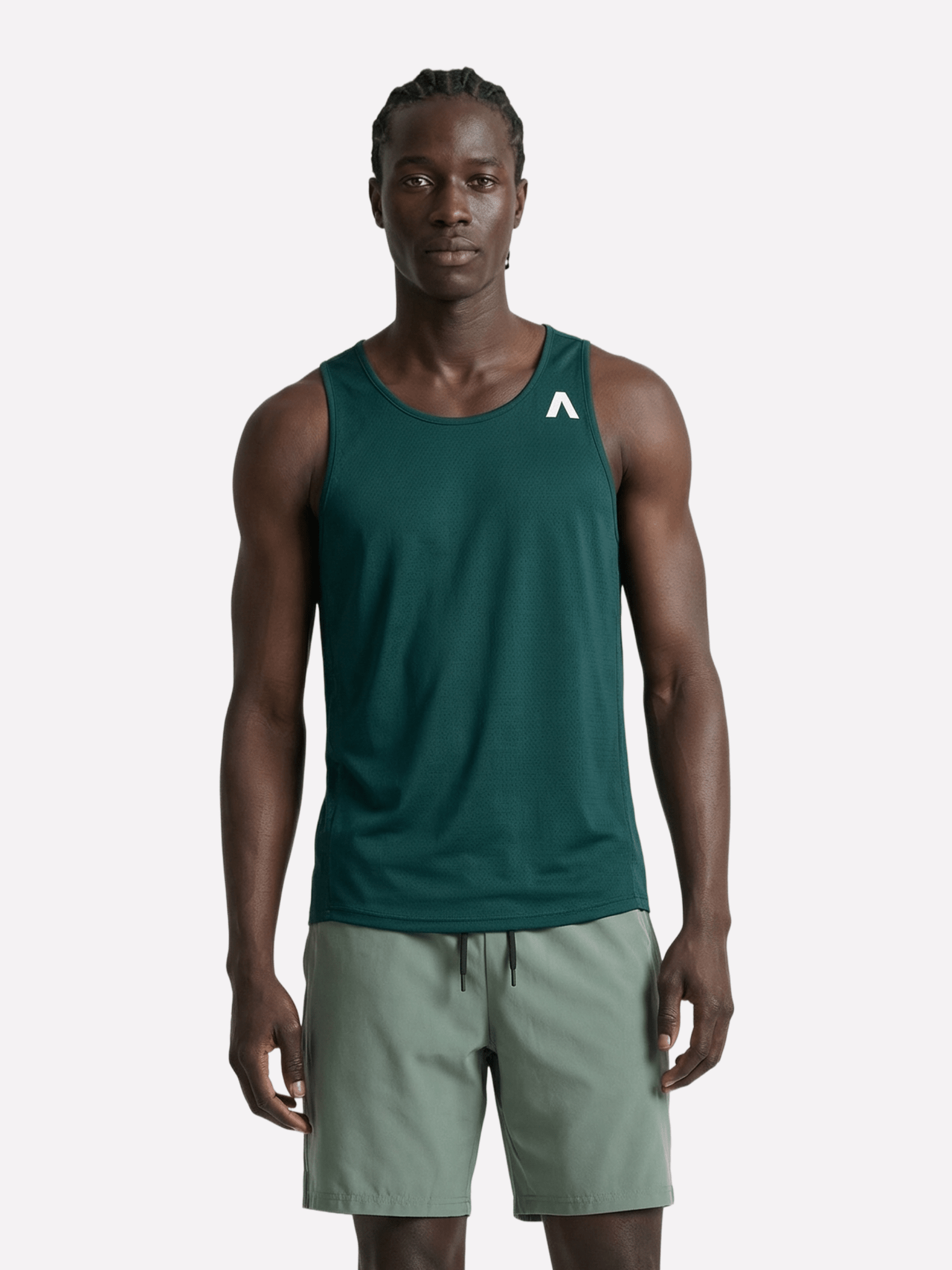 Mens Run Singlet - Mach Apparel