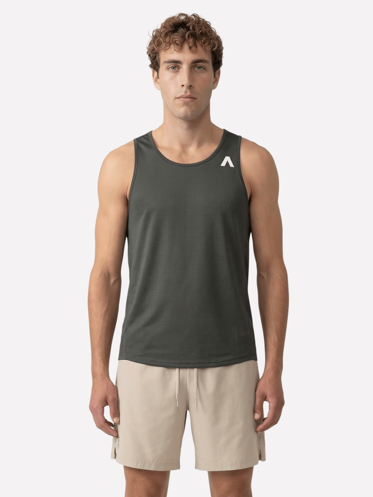 Mens Run Singlet - Mach Apparel