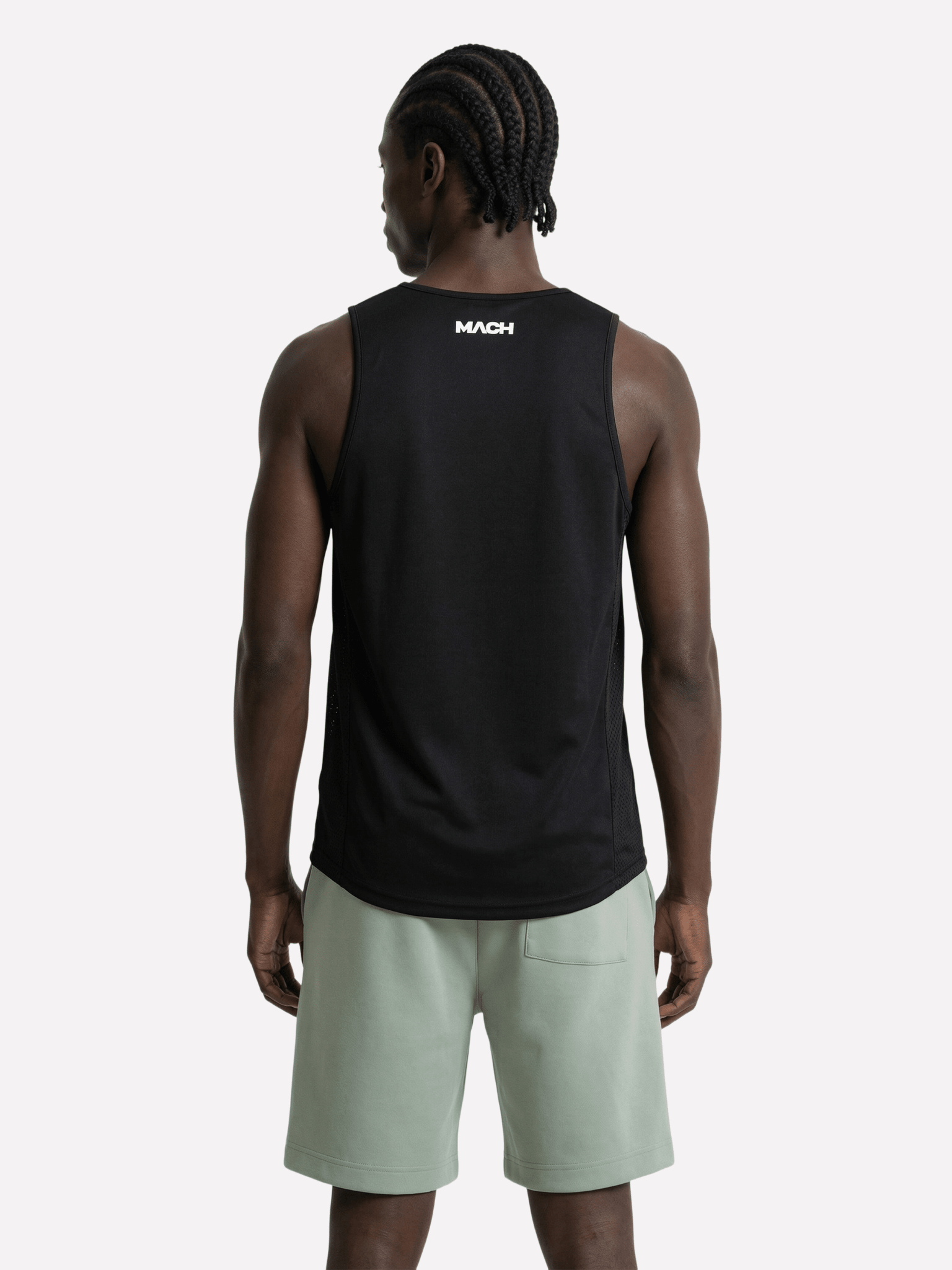 Mens Run Singlet - Mach Apparel
