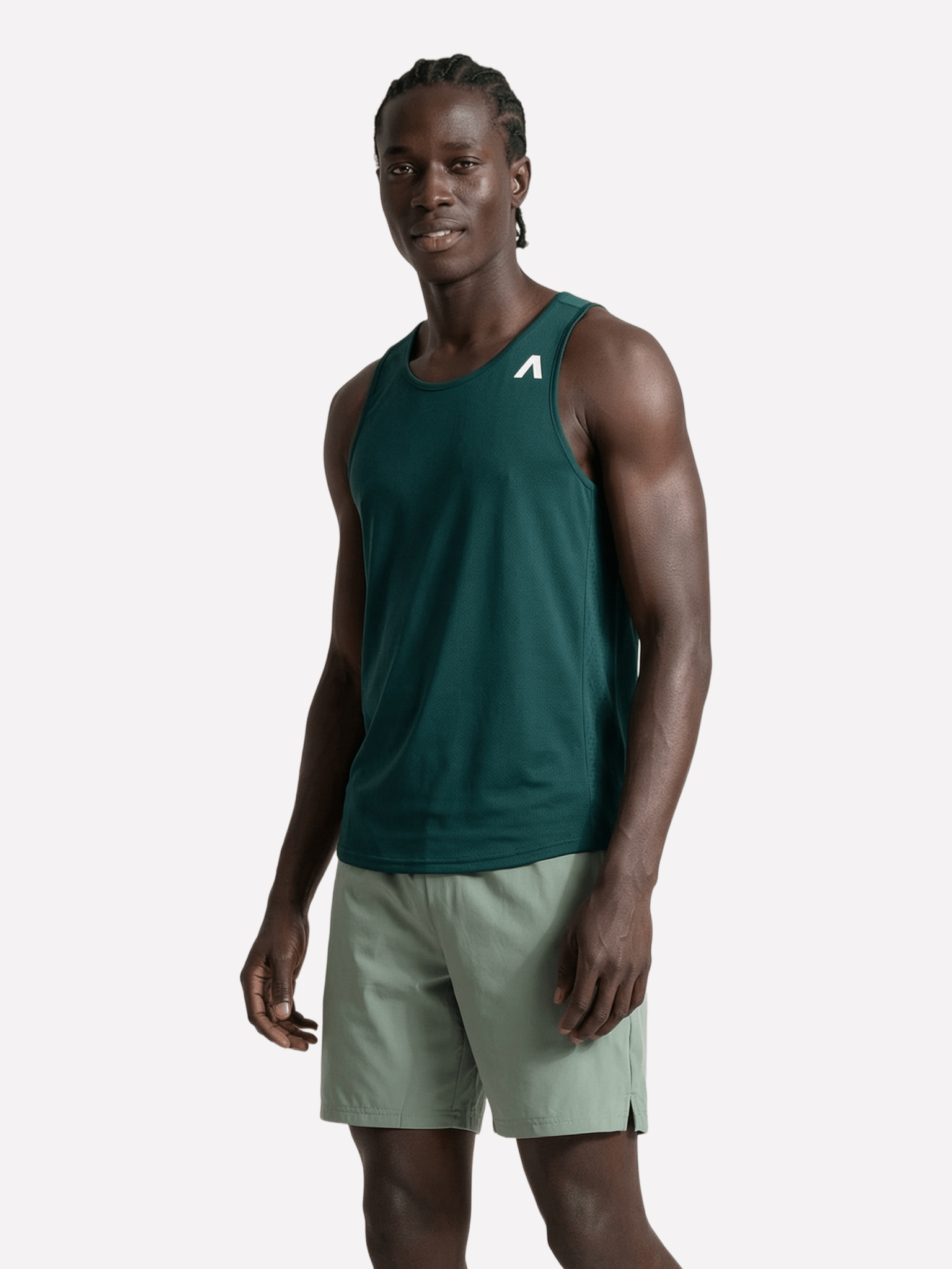 Mens Run Singlet - Mach Apparel