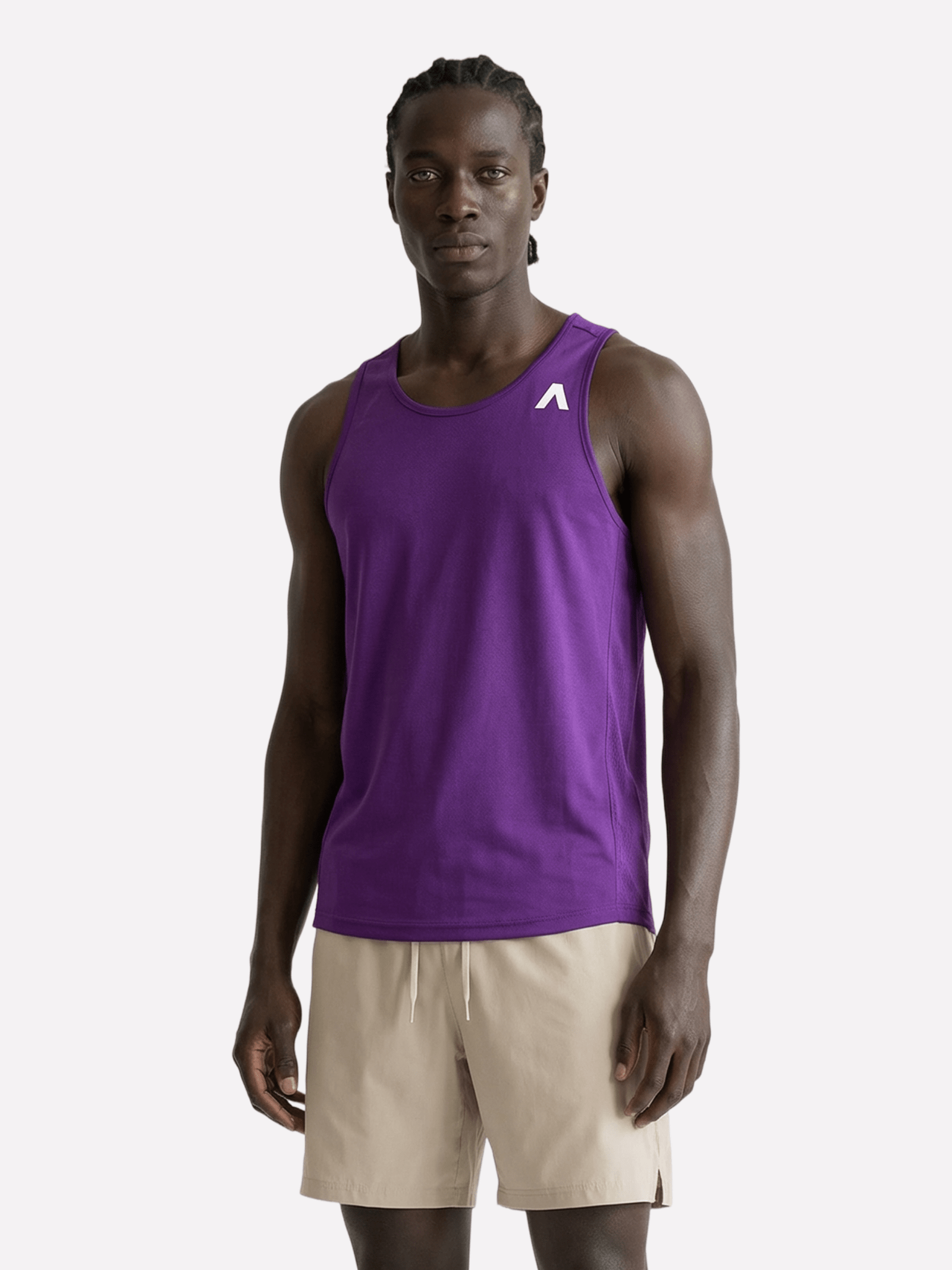 Mens Run Singlet - Mach Apparel