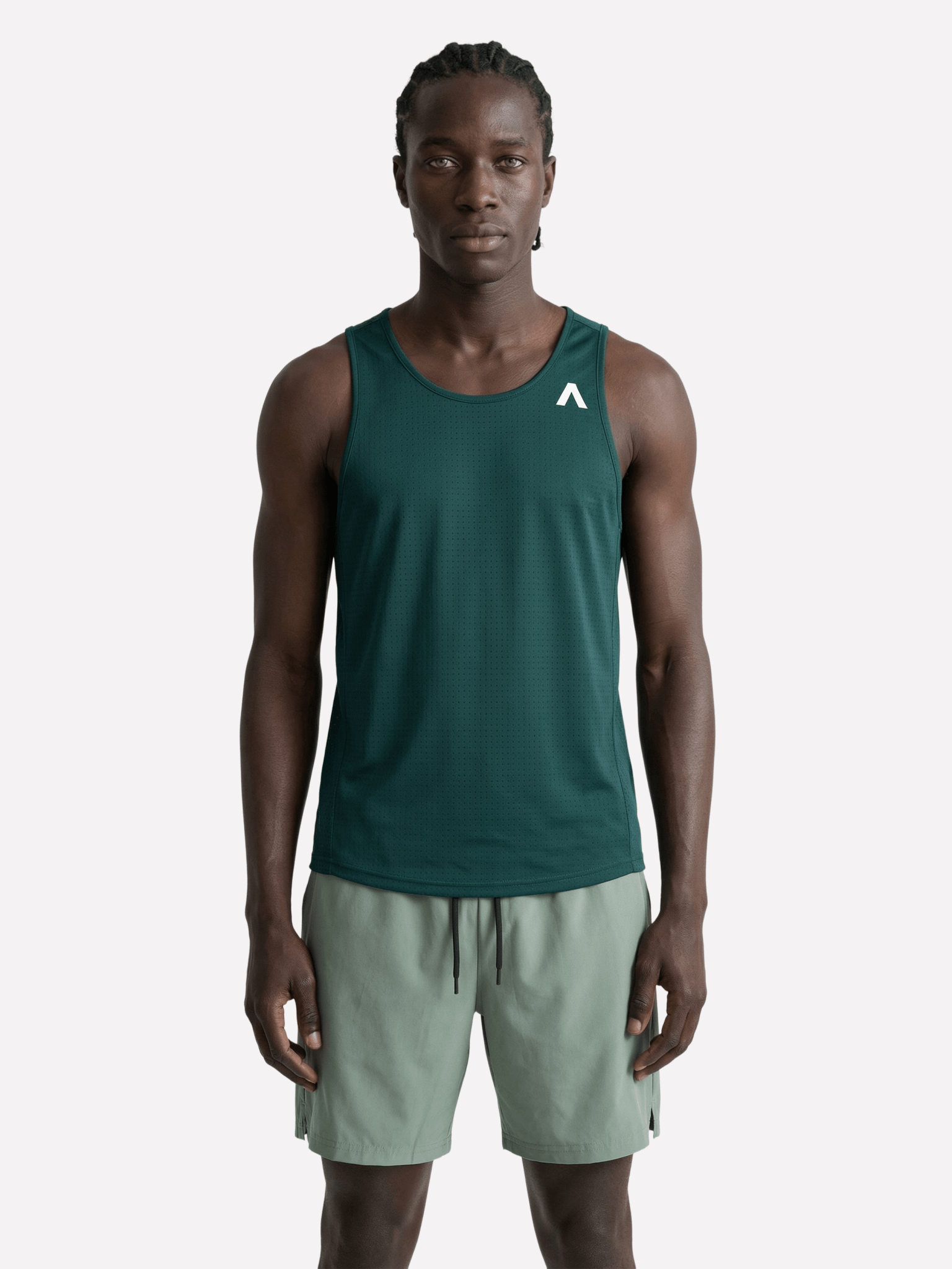 Mens Run Singlet - Mach Apparel