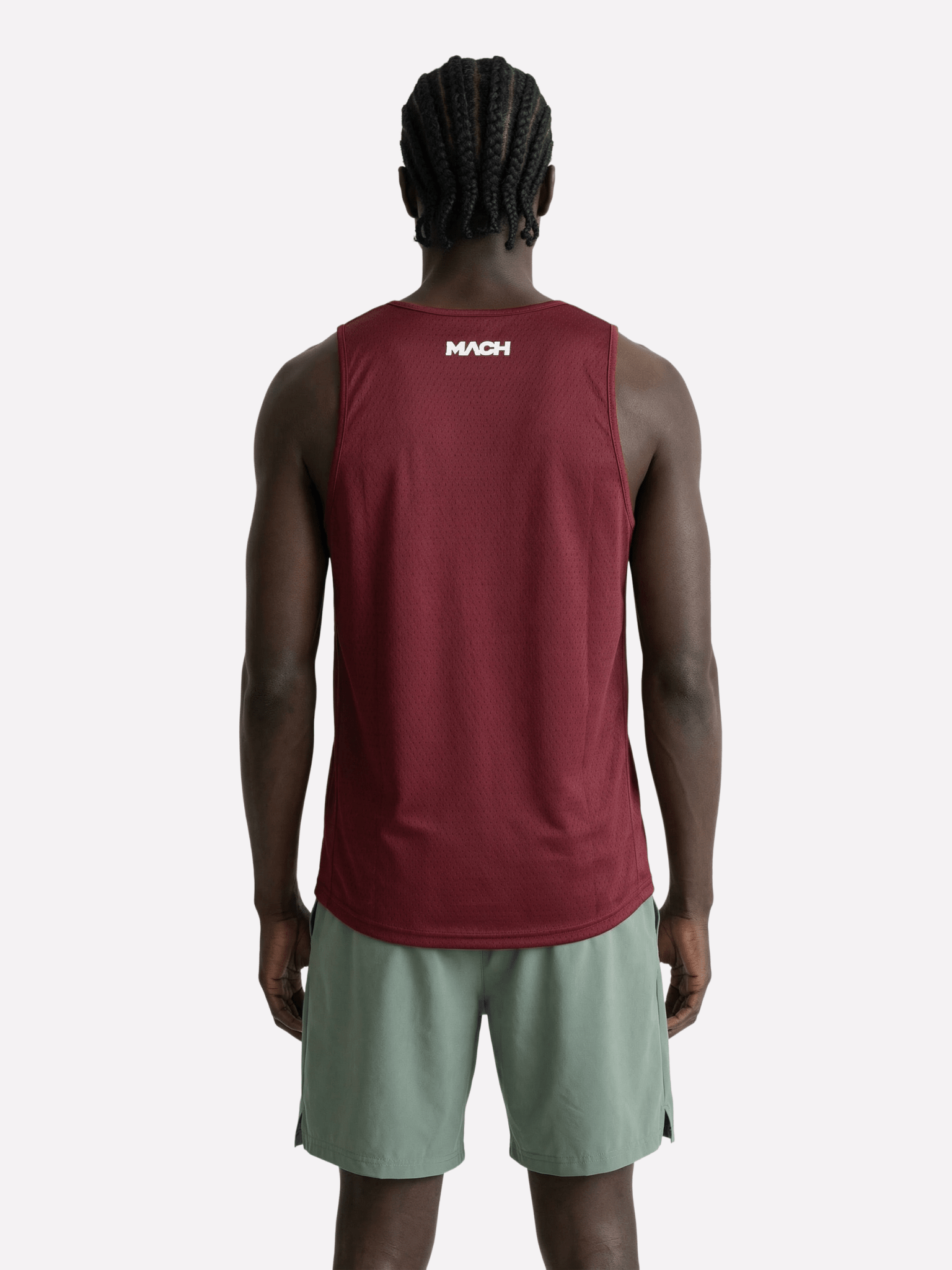 Mens Run Singlet - Mach Apparel