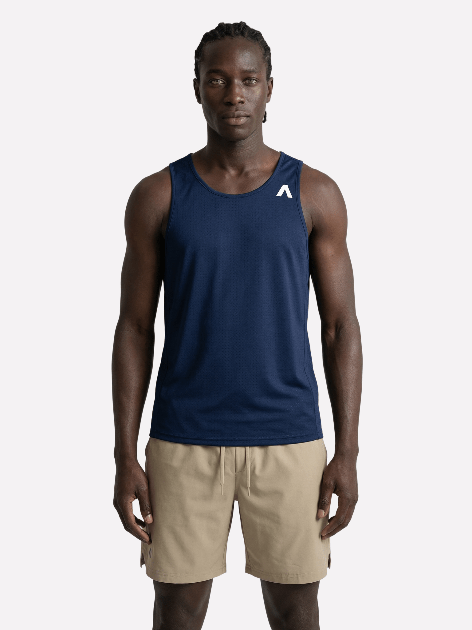 Mens Run Singlet - Mach Apparel