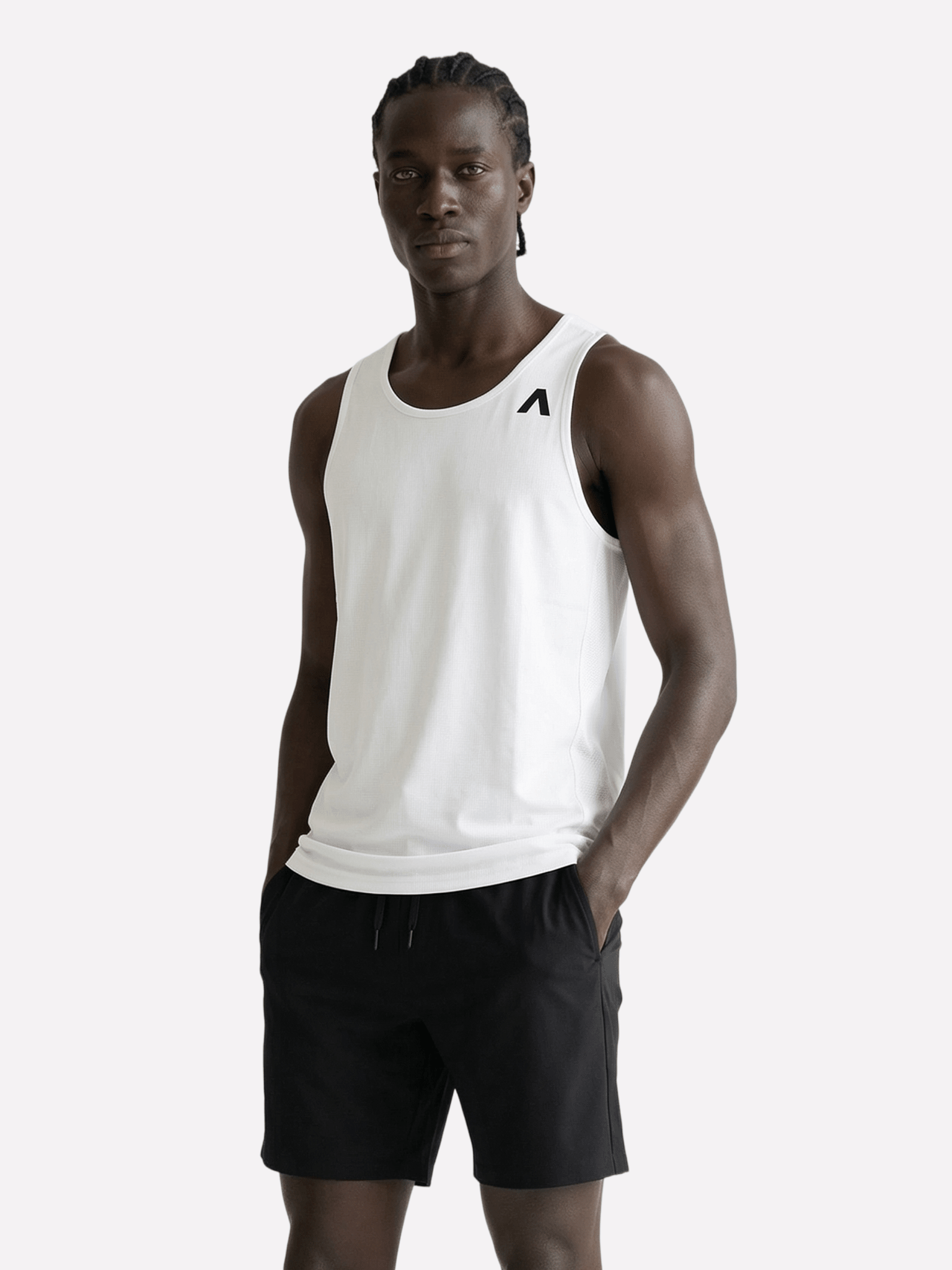 Mens Run Singlet - Mach Apparel