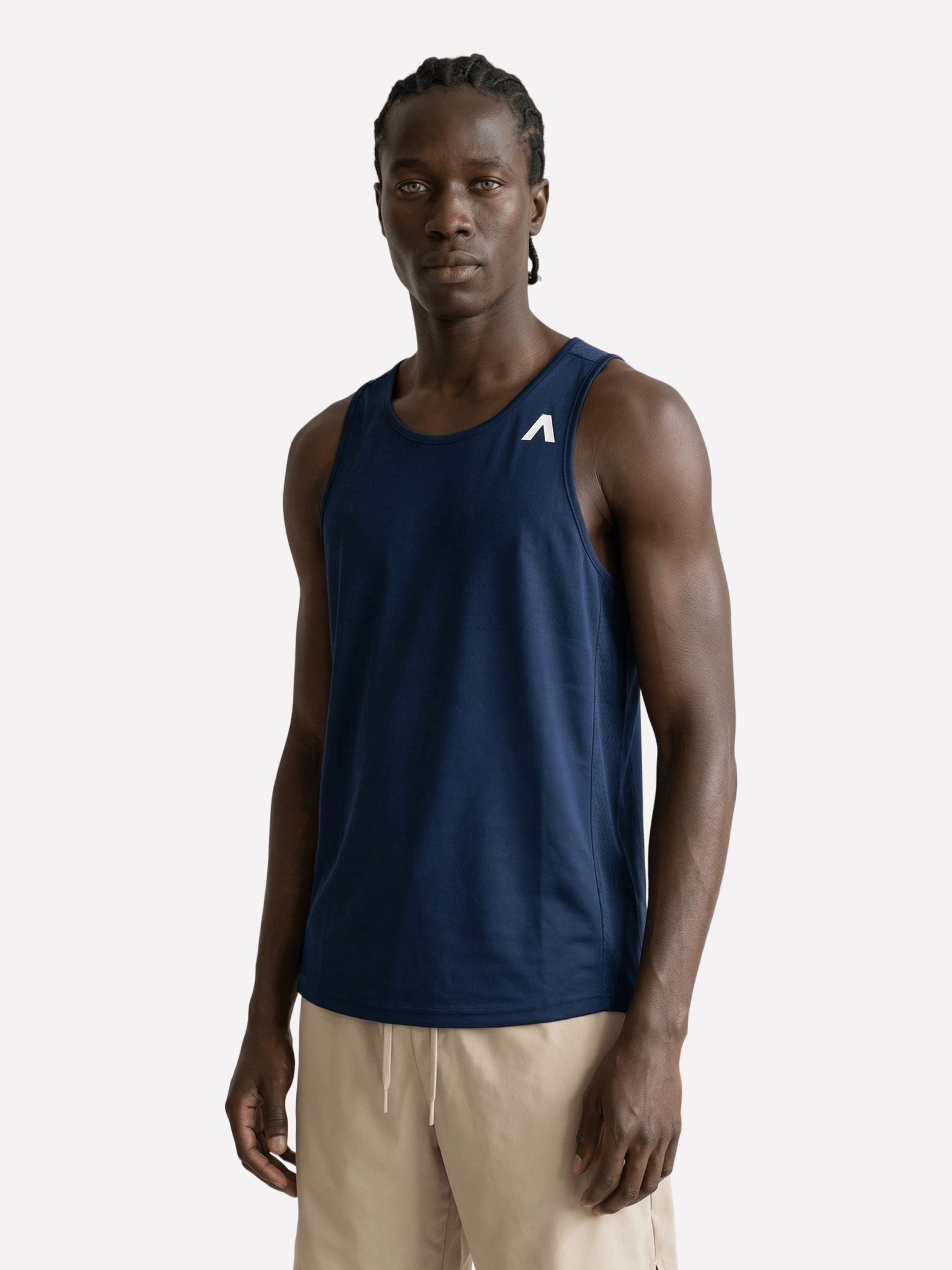 Mens Run Singlet - Mach Apparel