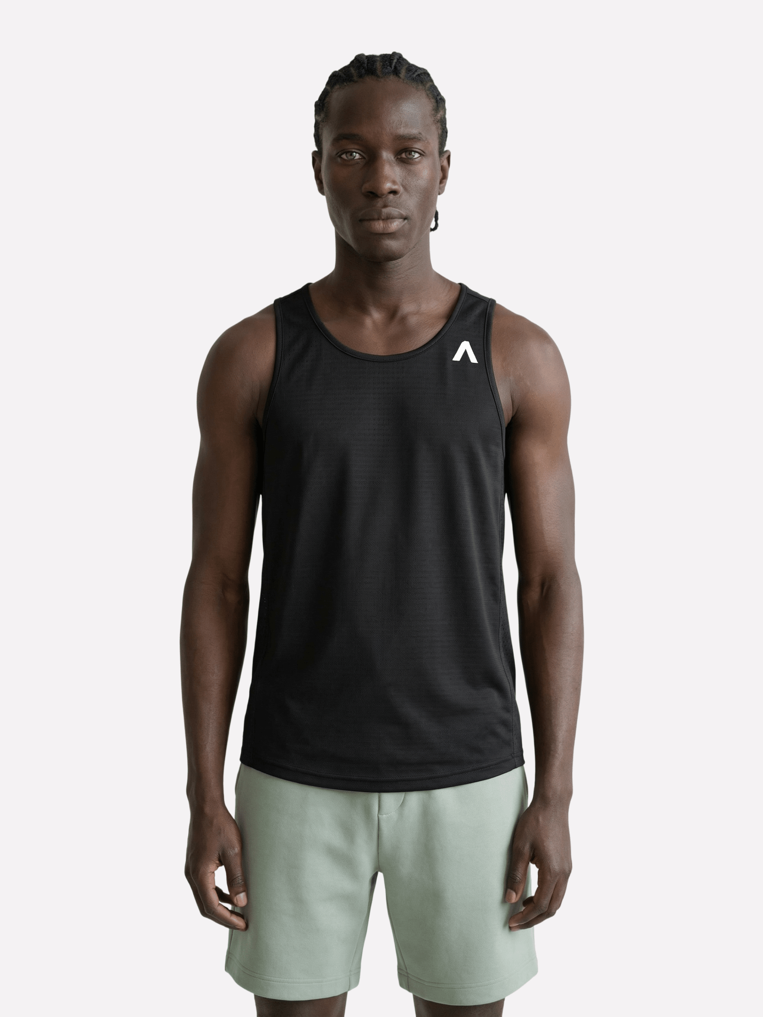 Mens Run Singlet - Mach Apparel