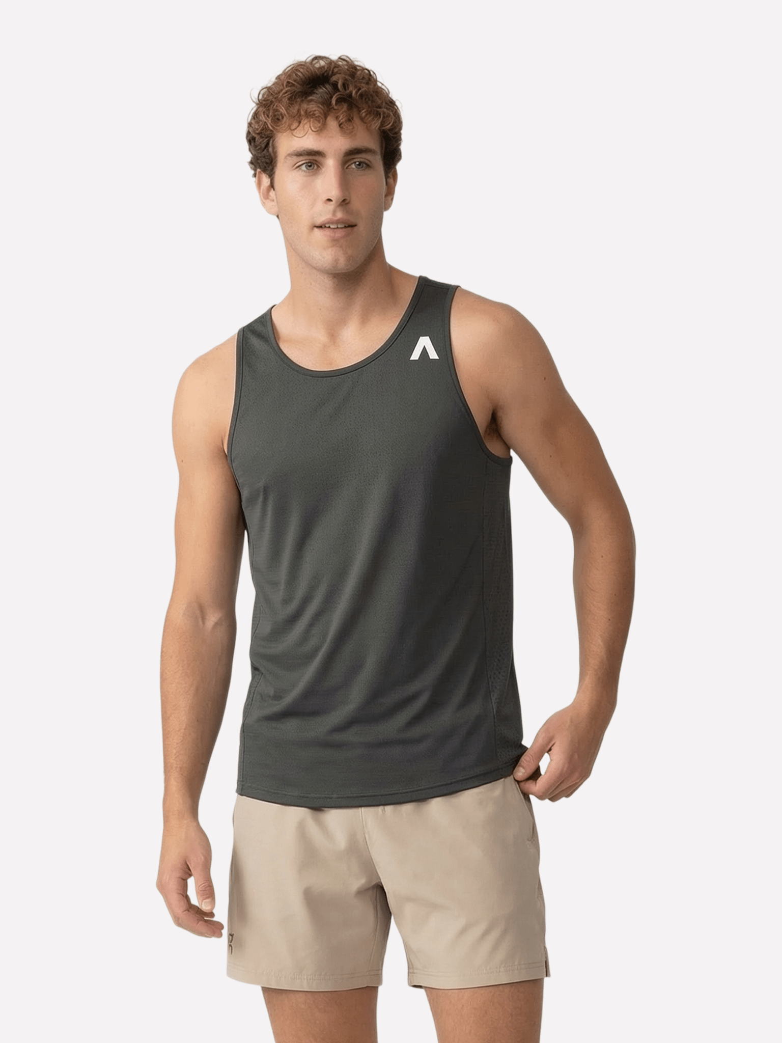Mens Run Singlet - Mach Apparel